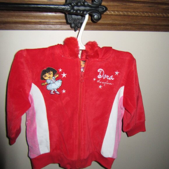 Girl Size 2 Dora Hoodie with pants - Picture 3 of 16